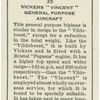 Vickers ' Vincent' general purpose aircraft.