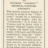 Vickers ' Vincent' general purpose aircraft.