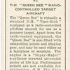 D.H. 'Queen Bee' radiocontrolled target aircraft.