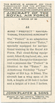 Avro 'Prefect' navigational training aircraft.