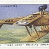 D.H. 'Tiger-Moth' training aircraft (inverted).