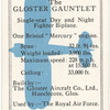 The Gloster Gauntlet.