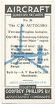 The C 30 Autogiro.
