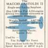 The Macchi-Castoldi 72.