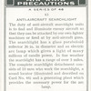 Anti-aircraft searchlight.