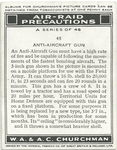 Air Raid Precautions.