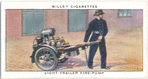 Light trailer fire-pump.