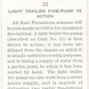 Light trailer fire-pump in action.