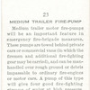 Medium trailer fire-pump.
