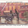 Medium trailer fire-pump in action.