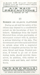 Rubber or oilskin clothing.