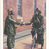 Air raid warden and emergency messenger.
