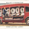 Hose-laying lorry.