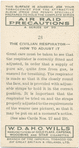 The civilian respirator - how to adjust it.