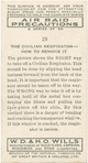 The civilian respirator - how to remove it.