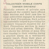 Volunteer mobile corps (owner drivers).