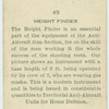 Height finder.