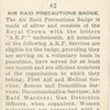 Air raid precautions badge.