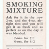 'Greys' smoking mixture. (Man with a smoking pipe.)