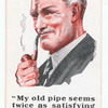 'Greys' smoking mixture. (Man with a smoking pipe.)