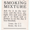 'Greys' smoking mixture. (Man with a smoking pipe.)