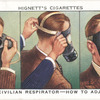 The civilian respirator - how to adjust it.