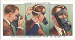 The civilian respirator - how to adjust it.