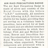 Air raid precautions badge.