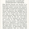 Gloucester gauntlet interceptor fighters.