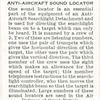 Anti-aircraft sound locator.