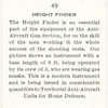 Height finder.