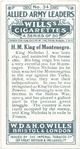 H.M. King of Montenegro.