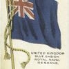 United Kingdom. Blue ensign, Royal Naval Reserve.