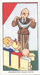 Handkerchief holds water.
