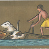 Ancient Egypt. [Removal of grazing cattle during sudden rise of the water].