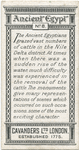 Ancient Egypt. [Removal of grazing cattle during sudden rise of the water].