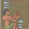 Ancient Egypt. [Ancient Egyptian shoe-maker].