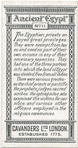 Ancient Egypt. [The Egyptian priest].
