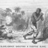 Slave-owner shooting a fugitive slave