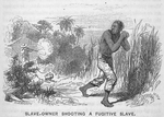 Slave-owner shooting a fugitive slave