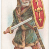 Arms and Armour. A Jutish warrior. 449 A.D. Time of landing of the Saxons.