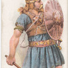 Arms and Armour. A Viking. 787 A.D. Time of Ravages of the Northmen.