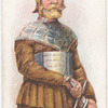 Arms and Armour. A Saxon in armour. 901 A.D. Time of King Alfred.