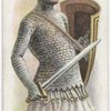 Arms and Armour. A warrior in scale-armour. 1095 A.D. Time of 1st Crusade.