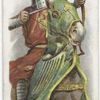 Arms and Armour. A mounted archer. 1282. Time of Welsh Insurrection.