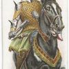 Arms and Armour. An armed horseman with a mace. 1304. Time of conquest of Scotland.