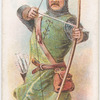 Arms and Armour. An archer. 1346. Time of Battle of Cressy.