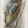 Arms and Armour. A footsoldier at a siege. 1370. Time of Black Prince's campaigns.