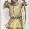 Arms and Armour. An English archer. 1415. Time of Battle of Agincourt.