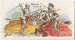Arms and Armour. A sword combat. 1429. Time of Joan of Arc.